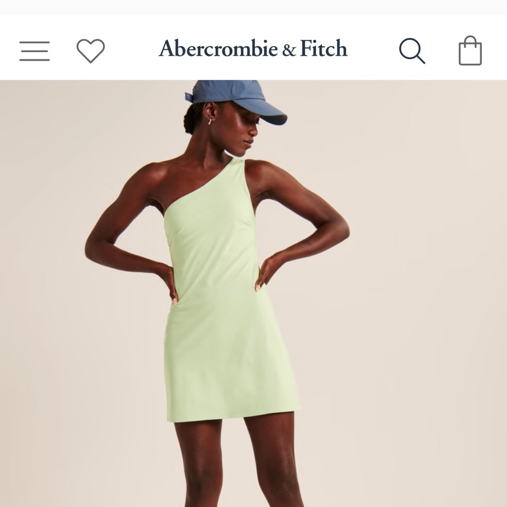 Abercrombie & Fitch One Shoulder Traveler Dress